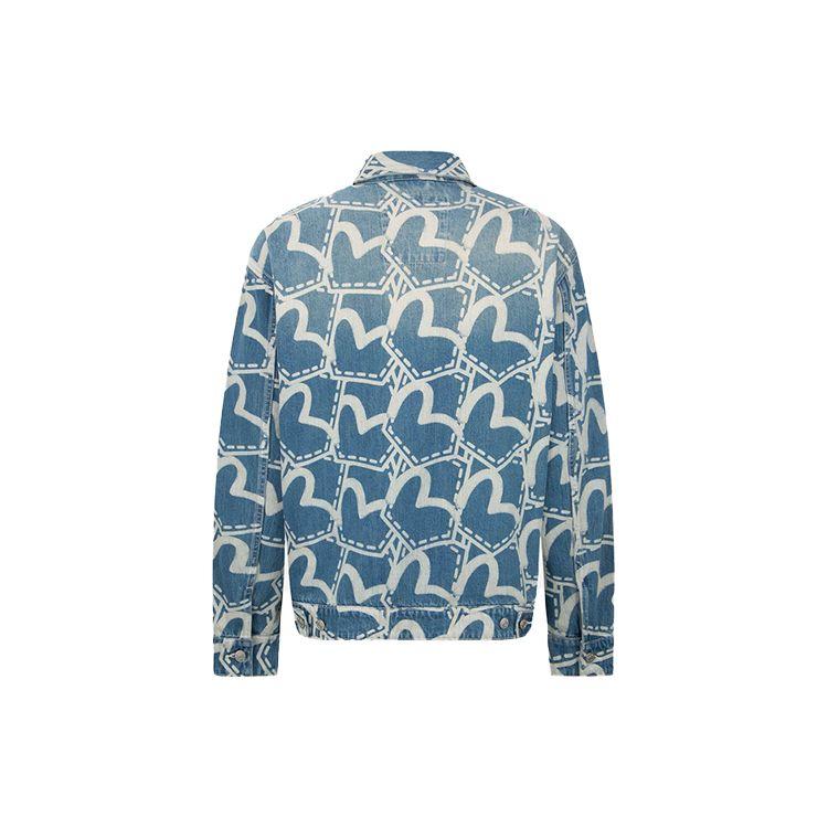 Evisu Full Print Seagull Denim Jacket Men Jackets Denim-Blue 2EAHTM2DJ722LFCT