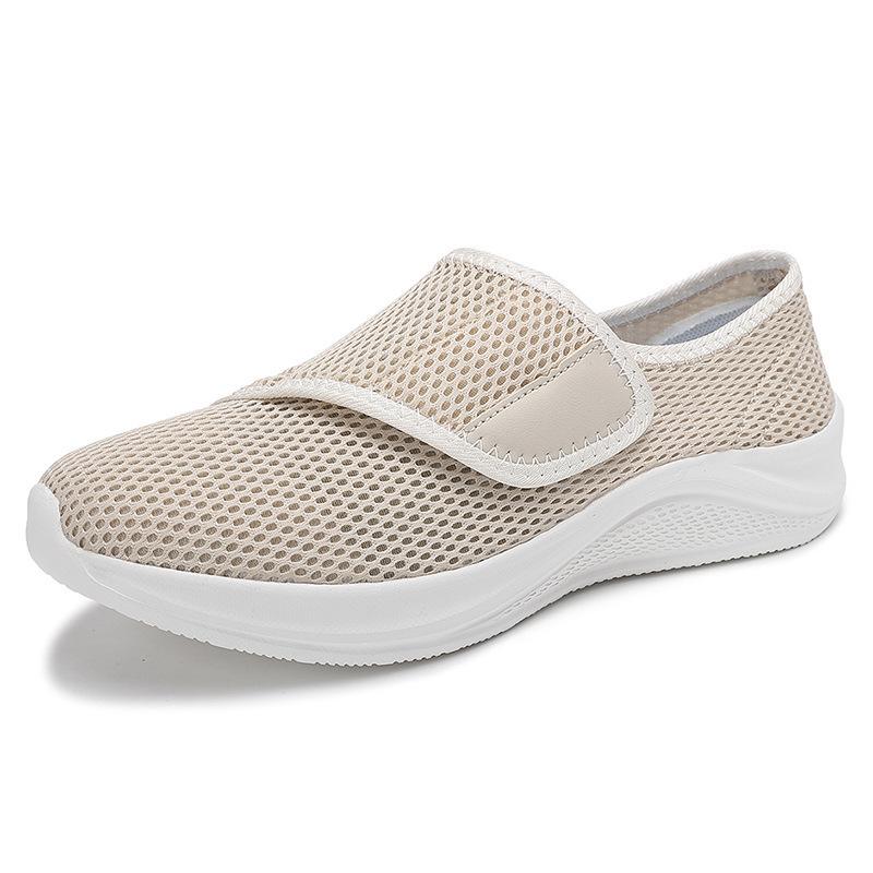 

Весенне-летняя обувь для пожилых людей, очень большой размер, женская обувь, одинарная сетка, повседневная обувь, расширенная обувь для ходьбы, женская обувь 42