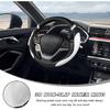 Car Steering Wheel Cover, 15 Inch Premium Leather Breathable Non-Slip Wheels Wrap, Universal Auto Comfortable Steering Wheel Protector For SUV Truck