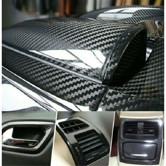 5D Waterproof Carbon Fiber Vinyl Car Wrap Sheet Roll Film Sticker Decal Paper