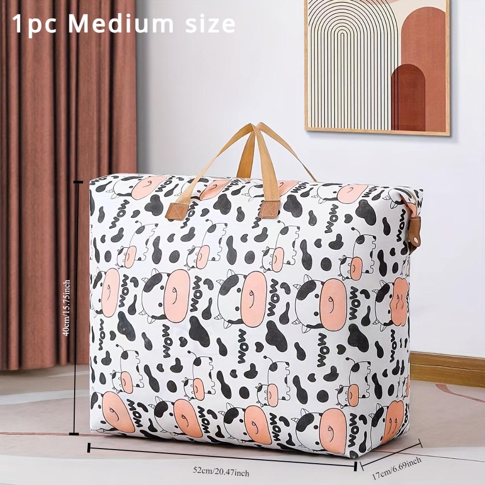 

1 шт. Влагостойкая сумка для хранения большой емкости, многофункциональное одеяло и органайзер для одежды для дома и на улице, прочная и портативная сумка для багажа 1pc Medium size