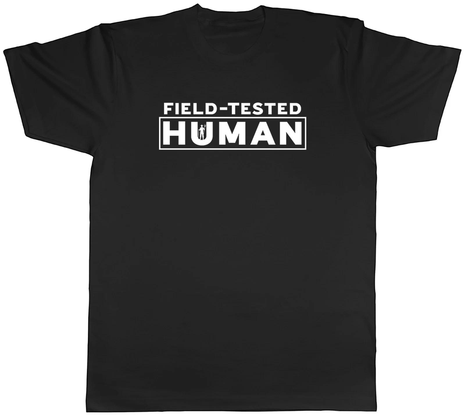 Funny Farming Field Tested Human Mens T-Shirt Tee Gift Top S