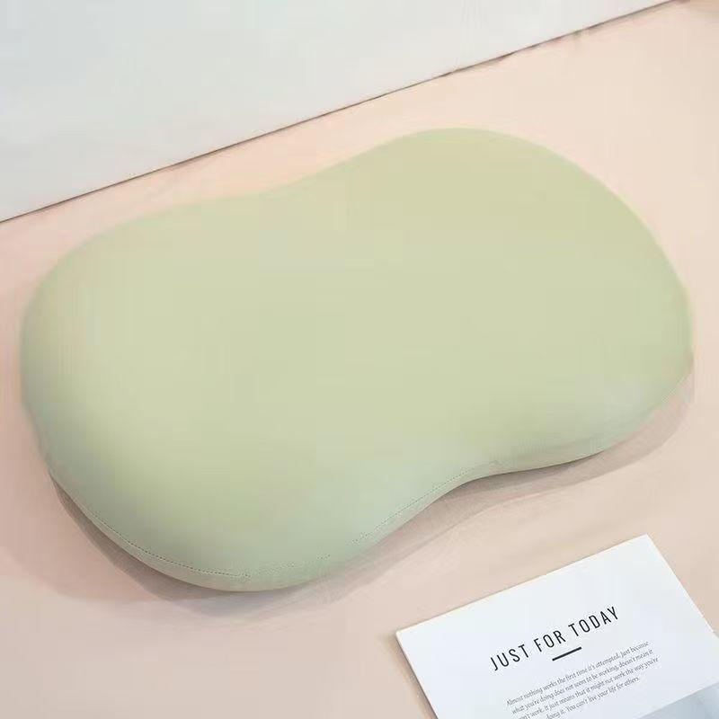 Ice Silk Memory Foam Cat Belly Pillow for Summer – Cervical Support Cushion for Sleep and Office