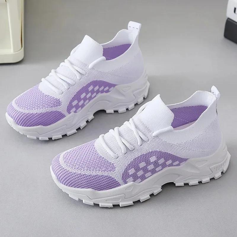 Fashion Summer Breathable Sneakers Versatile New Mesh Breathable Women Shoes Soft Soled Casual Shoes Women Sneakers Zapatos De Mujer