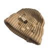 Knitted Woolen Hat for Women In Autumn and Winter Korean Style Cold Proof and Warm Pullover Hat Versatile and Face Friendly Small Hat  Trendy