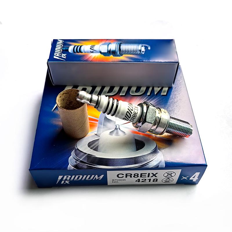 

4/8pcs for Motorcycle Iridium Spark Plug CR8EIX 4218 Upgrade CR8E CR8EK 8PCS