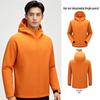 Women's & Men's Lightweight Breathable Windproof Soft Shell Hooded Jacket for Spring/Autumn Hiking & Mountaineering