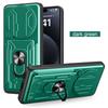 For Redmi Note 14 Pro+ Pro Plus/Redmi 14C/14R A4 A3 4G A3X Car Mounted Magnetic Rotating Ring Holder Card Slot Phone Case Shell