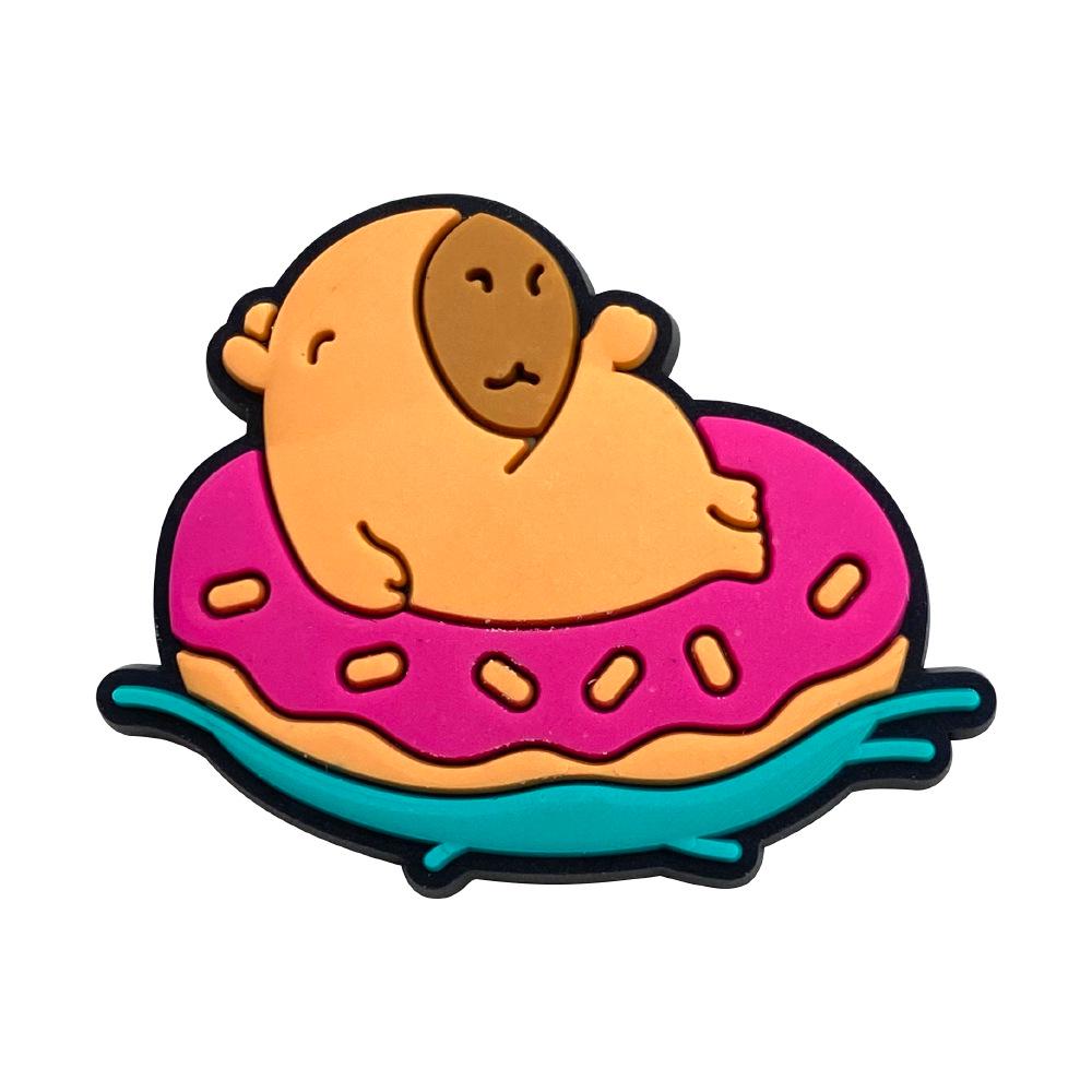 Capybara Hole PVC Soft Rubber Shoe Charms - Creative Shoe Decorations & Accessories