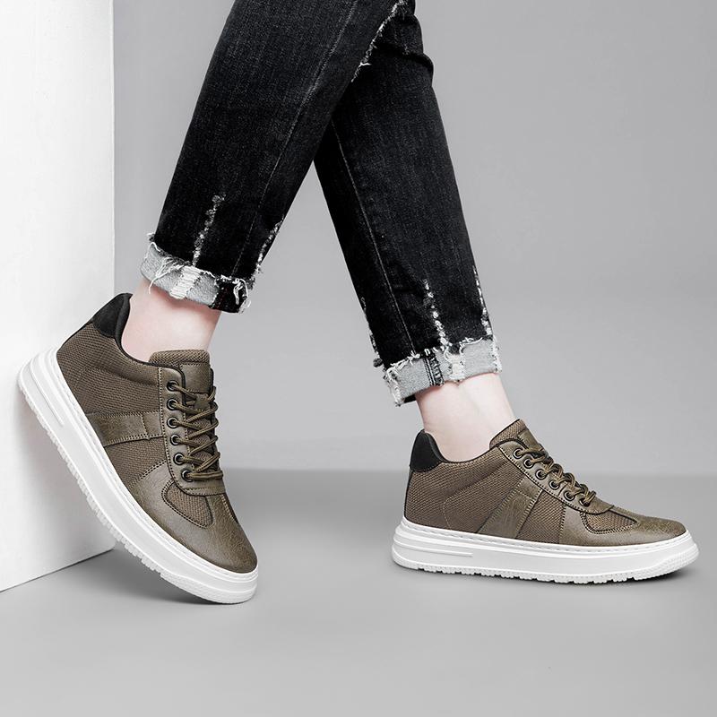 Модные мужские скейт-кеды на шнуровке — фото 6