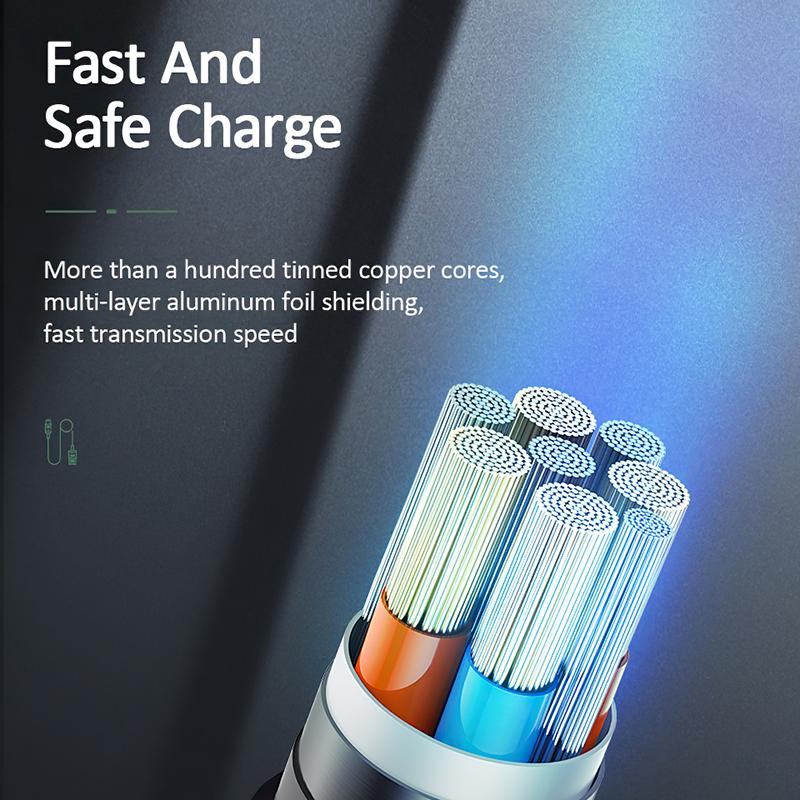 USAMS USB Typ C Lightning Kabel für iPhone 12 13 11 pro max Xs Xr X SE 8 7 6 plus 6s 5s iPad Air mini USB C Schnelllade Datenkabel 4.9