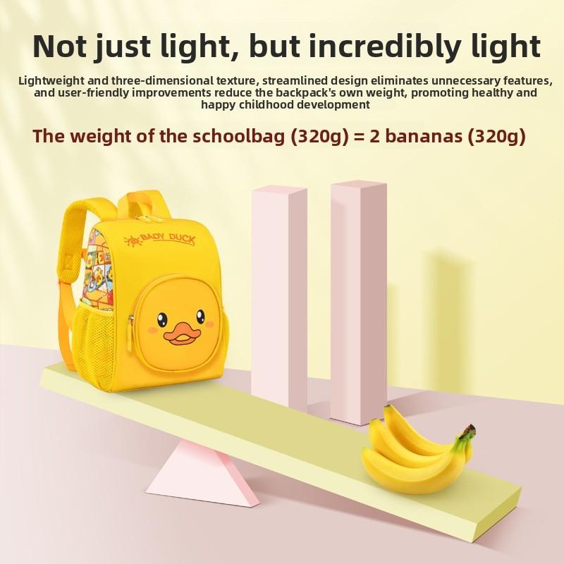 Dinosaur Cartoon Kids Backpack Waterproof Large Capacity School Bag For Children