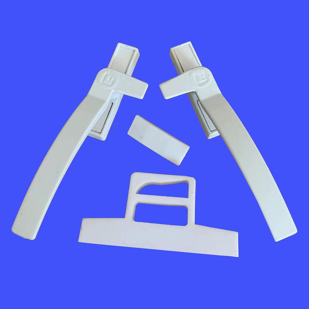 Verstärkter UPVC-Dreh-Kipp-Tür- und Fenstergriff in L-Form mit Schloss