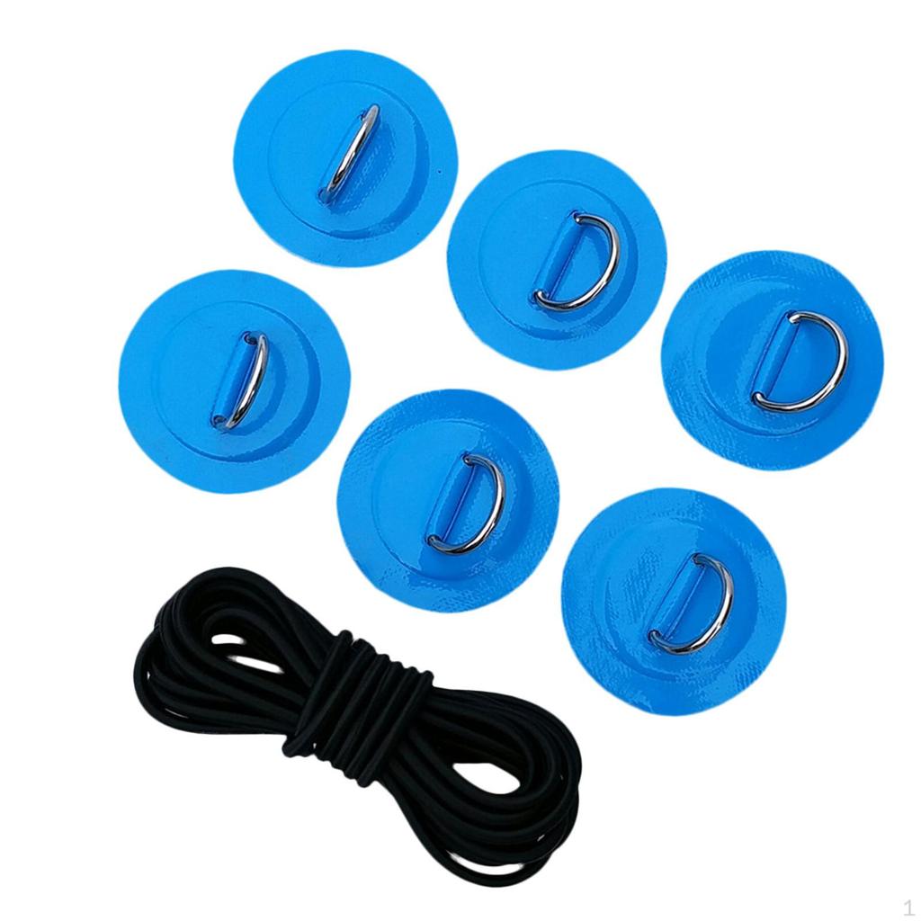 Deck Kit D Pad Patch for Kayak Canoes Inflatable Boat Fishing