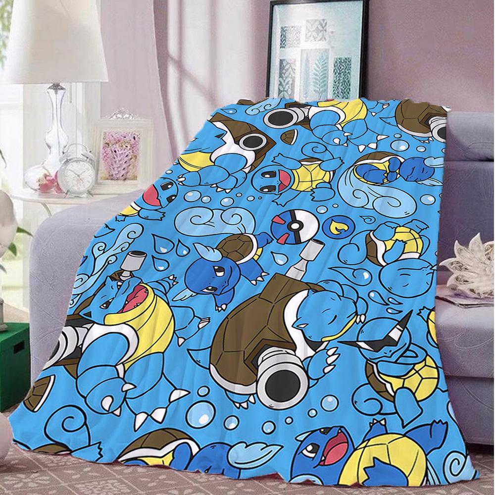 Home and Decoration Cute Fashion New Throw Blankets for Beds/sofa S-squirtles Blanket for Camping Christmas Blanket Best Gifts