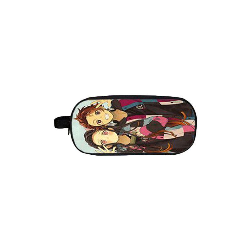 Stylish Demon Slayer School Bag Backpack With Adjustable Comfortable Straps For Boys And Girls