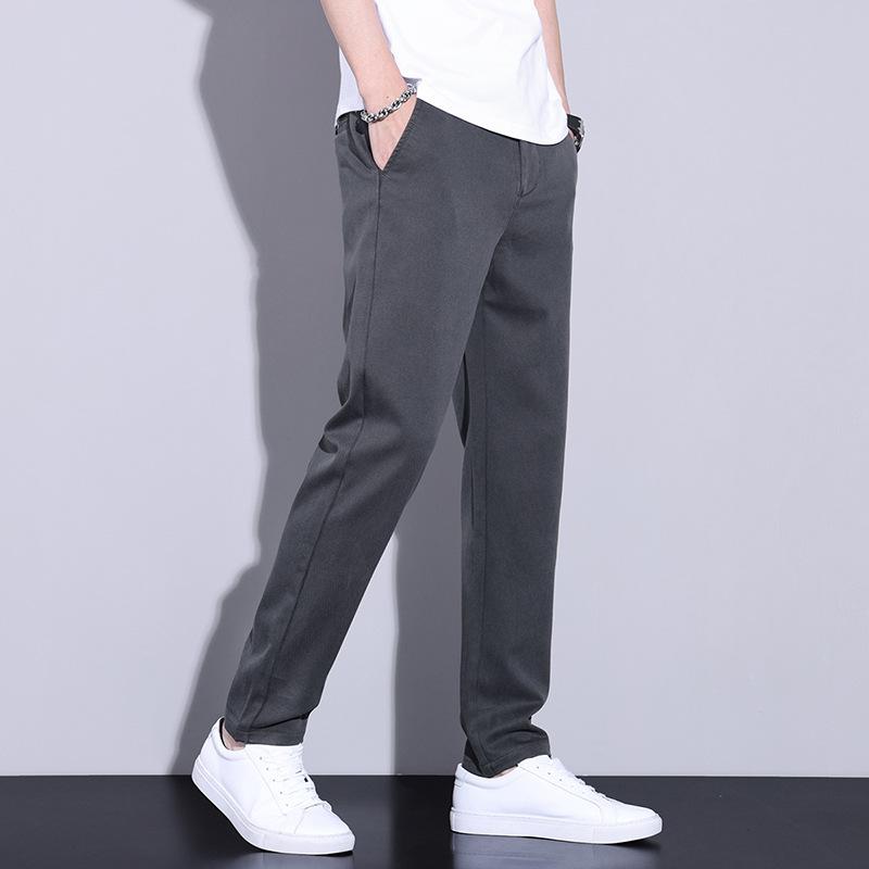 Neue Freizeithosen für Herren Einfache Herrenhosen Slim und Slim Straight Hosen für Herren