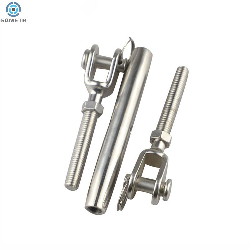 1Pc European Closed Body Swage Turnbuckle Stainless Steel 316 M5 M6 M8 Heavy Duty Stainless Turn buckle