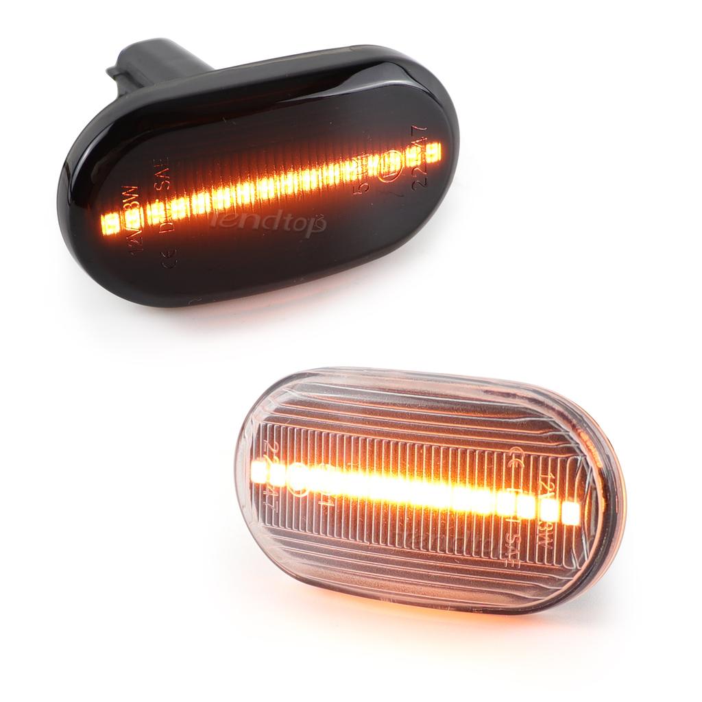 2PCS Dynamic Side Marker Turn Signal Indicator Repeater Light for Suzuki Jimny JB64W JB74 JB23 Chevrolet Cruze HR52S