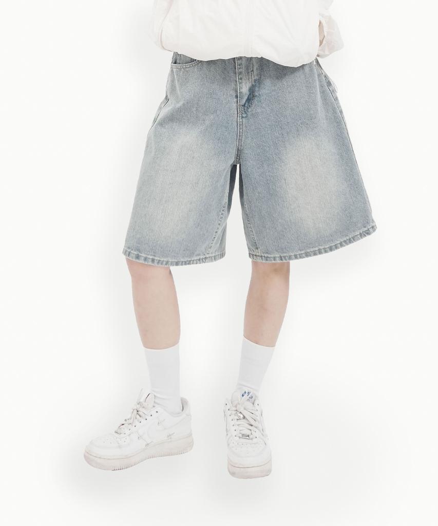 GOLDPERCENT Women'S Washed Slim Fit Bermuda Denim Shorts (2 Colors, W)