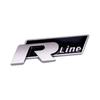 WHAQY1 VW 2026 Hot Car Front Grille Bumper Body 3D Metal Decals R-Line Auto Logos Stickers For VW Polo Golf Passat Scirocco Tiguan CC J
