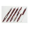 2-Pack Zippered Compact Pen Case with Touch Pen and Red Ballpoint Pen Set (Model T23-S708-B989A-R-2) - Made in Japan
