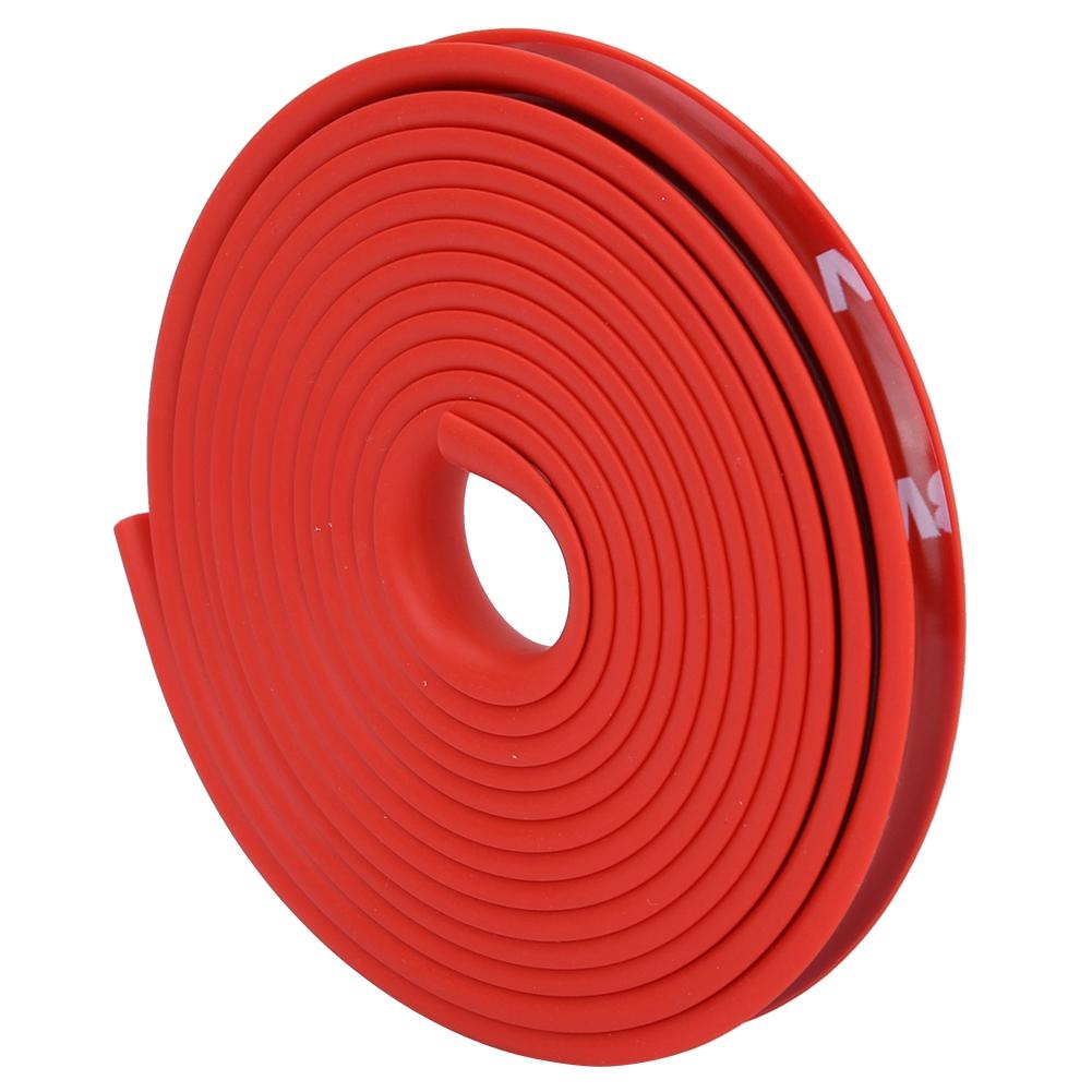 Waterproof Anti collision Rubber Protection Cover Strip for Xiaomi Electric Scooter(Red)