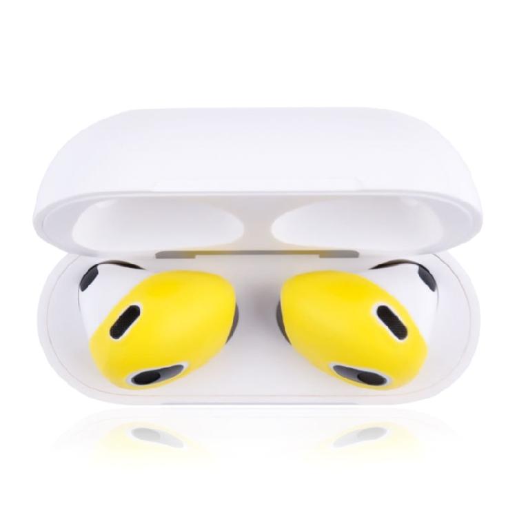 Silicone Case Pads for Pods 3 Earbuds Ear Caps Headphones Solid Color