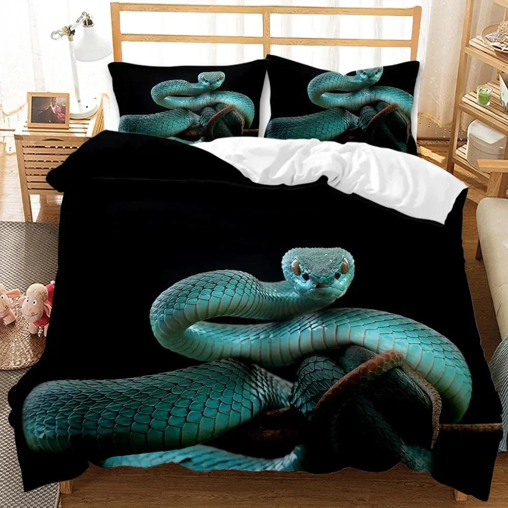 Schlangen Bettwäsche Set Einzelbett Twin Doppelbett Queen King Cal King Größe Bettwäsche Set