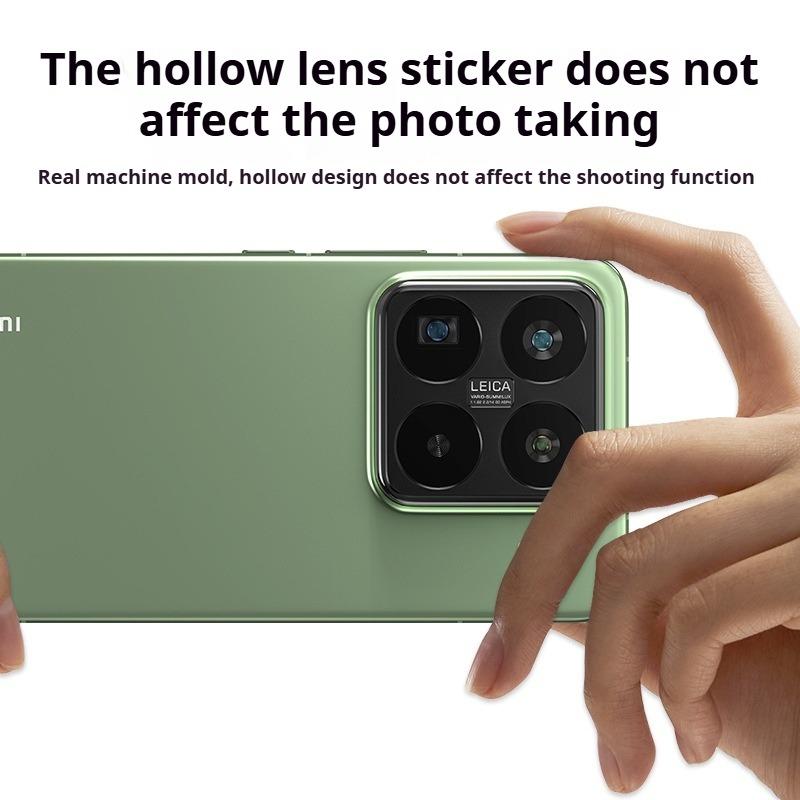 KALEBOL KLB-LPC005 For Xiaomi 15 Pro Hollow Lens Protector Aluminum Alloy Phone Camera Bezel Cover