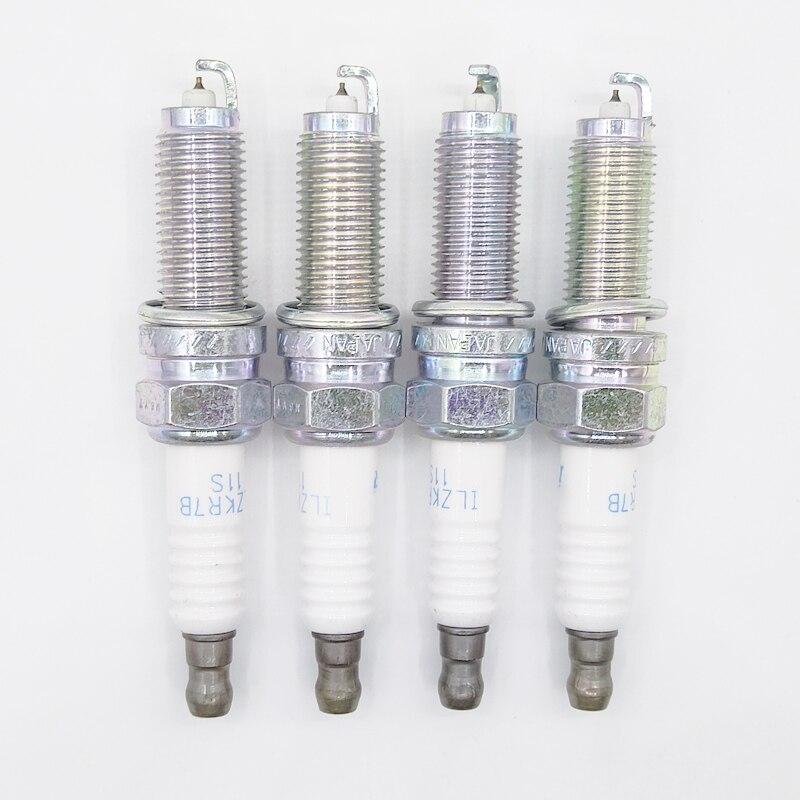 

4 × ILZKR7B-11S 12290-R48-H01 Иридиевая свеча зажигания для Honda Accord CIVIC CR-V Aacura TSX TL RL MDX ZDX 08-11 ILZKR7B11S 5787 4pcs