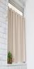 Cloth Shop Nunoya Cafe Curtain for Small and Insulating 1 Light Width 50cm X Length 130cm Windows, Heat-Shielding [Beige [Level Blocking] [1 Panel]]