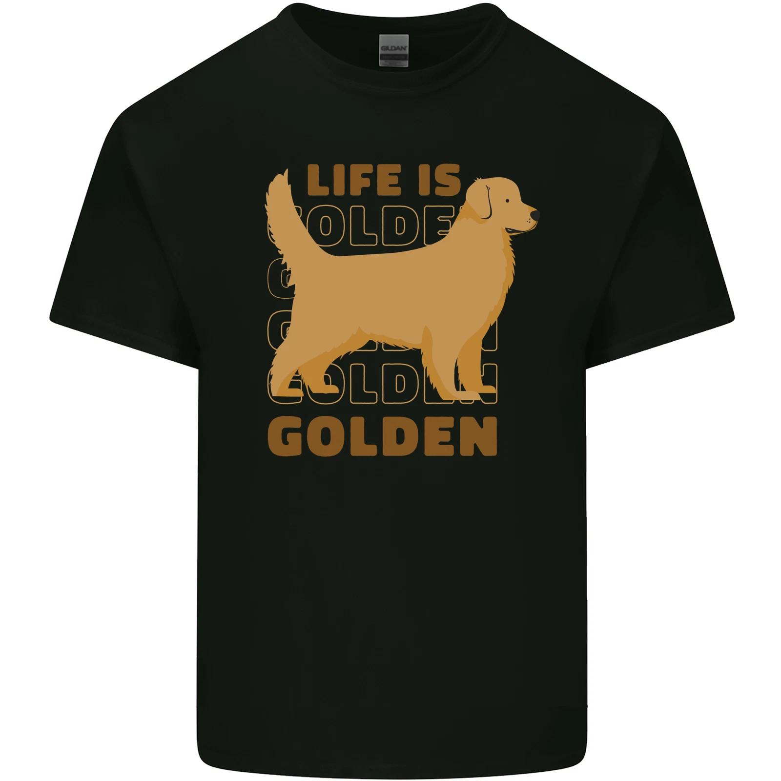 Life is Golden Retriever Dog Kids T-Shirt Childrens S