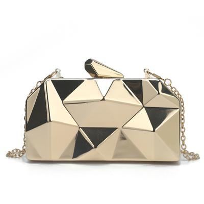 Women's Handbag Bags for Women  Clutches Fashion Geometric Mini Party Evening Purse Crossbody Shoulder Bag Gold Box Clutch