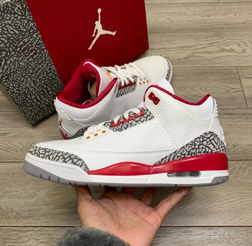 Air Jordan 3 Retro Cardinal Red Jordan 3 AJ3 Cardinal Red CT8532-126