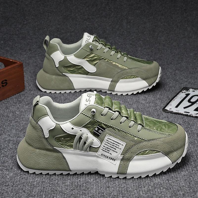 Modische klobige Turnschuhe für Herren, Winter, Plüsch, warme Schneeschuhe, modisch, lässig, Obermaterial aus Mikrofaserleder, erhöhte interne Plattform, Sportschuhe