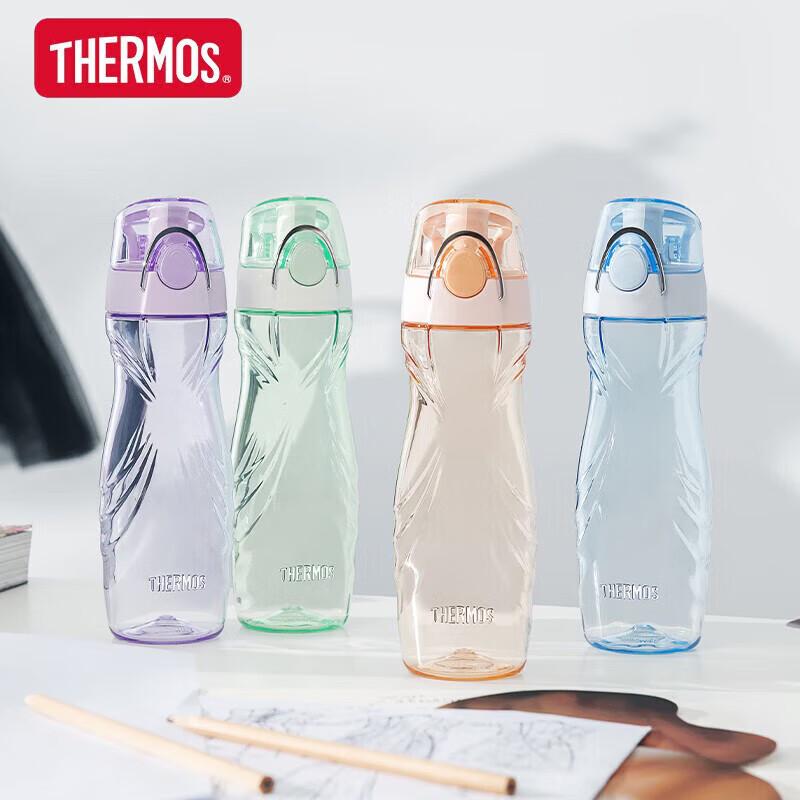 Thermos Double-Layer Glass Water Bottle