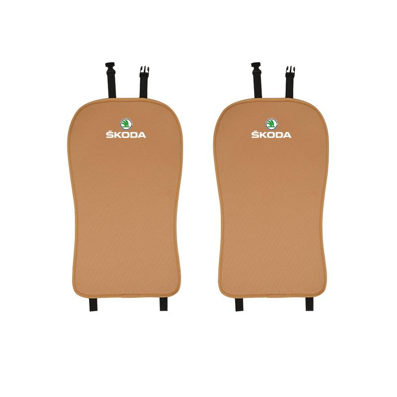 Car Seat Cover Pad Ice Silk Protector Cushion Interior For Skoda Octavia Kodiaq Enyaq Kamiq Scala Rapid Superb Karoq Fabia Yeti