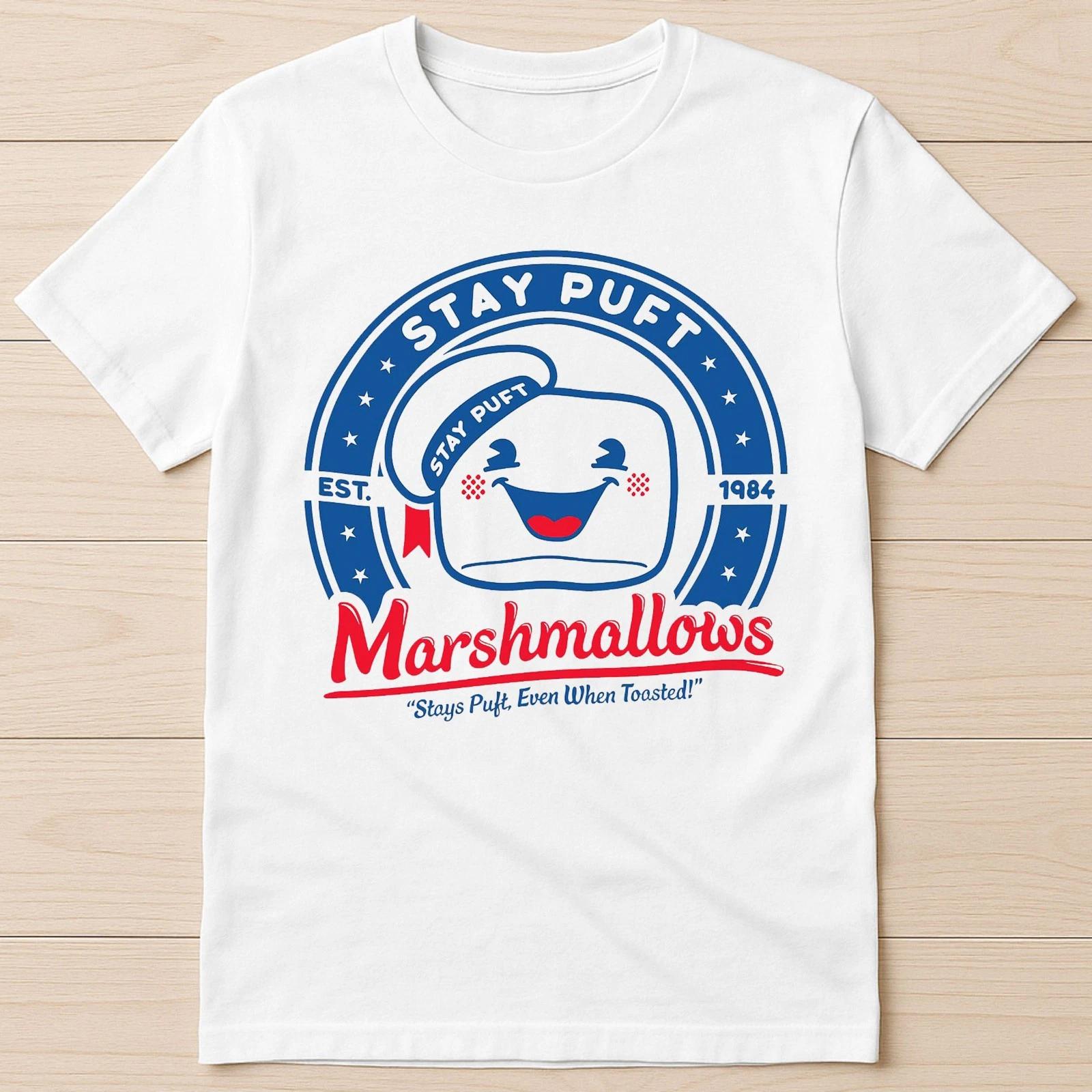 Ghostbusters Stay Puft Marshmallows Cult Movie 80s Funny Gift Tee T Shirt G351 2XL