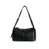 Large Capacity Soft Leather Retro Style Ins Pillow Bag, Simple and Casual, Versatile for Daily Commuting, Single Shoulder Armpit Bag