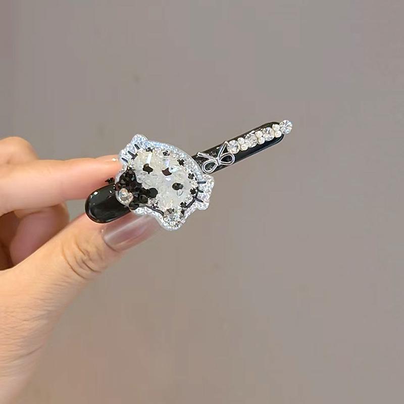 

Heavy Duty Cute KT Cat Diamond Hair Clip for Women and Girls – Bangs & Frizzy Hair Organizer