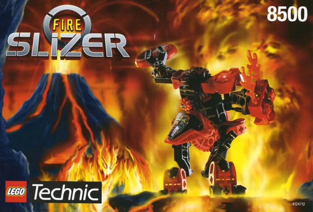 LEGO 8500 Technic FIRE SLIZER Block Toy