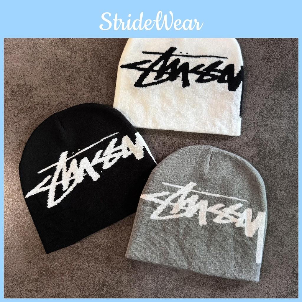 Letter Color Solid Pattern Neutral Casual Warm Knitted Hat For Autumn And Winter