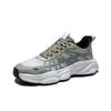 Men's Shoes Summer New Mesh Breathable Running Sports Shoes Fashionable Low-top Lace-up Work Casual Cold Sticky Dad Shoes