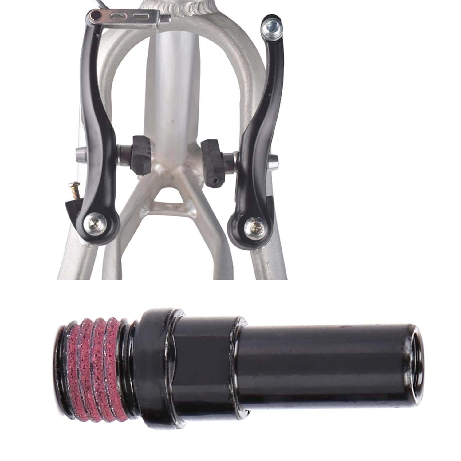 4pcs Brake Screw, Frame Brake Pivot Bolts Frame Post Mount Bolt M10 Fork for V Brake Systems Column (M10 V Brake Column)