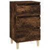 VidaXL Table de chevet chêne fumé 40x35x70 cm bois d'ingénierie 819665