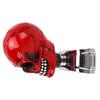 Skull Shape Steering Wheel Knob 3cm Diameter Resin Turn Knob Spinner Booster for Cars Trucks Tractors Boats Red