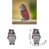 Modern Art Resin Owl Solar Light Decorative Figurine For Garden And Home Decor