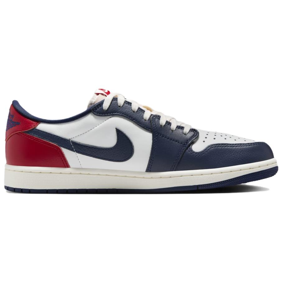Air Jordan 1 Retro Low OG Howard University Men Sneakers Blue White Gym-Red HQ2993-100