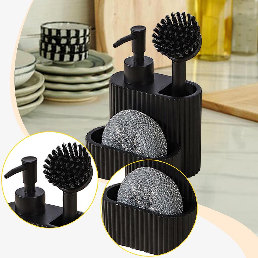 3 in 1 Soap Dispenser Easy to Use Accessories Liquid Pump Press Container